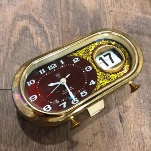 Antique windup clock